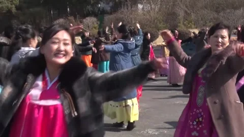 Scene from Pyongyang Stock Footage 330393138