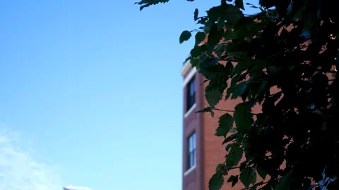 Scene Setter - Day Establishing Shot of narrow Apartment building - 1 Stock Footage 287520941