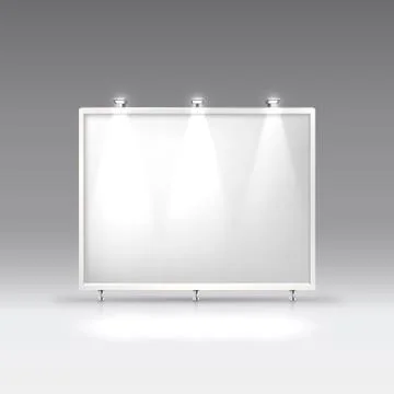 Scene show Podium for presentations on the grey background. Illustrazione stock