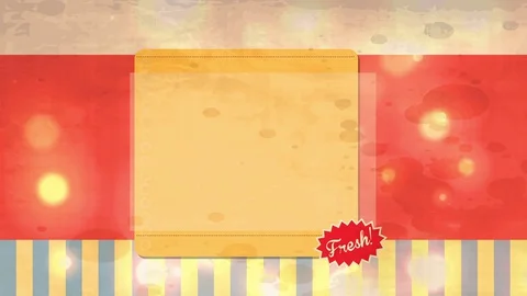 Scene with a squared golden layer for script up lined tape on the bottom wrapped Stock Footage 129691445