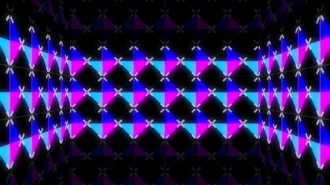 Scene Stage Blinking Colorful Led Looped Video Stock Footage 152768048
