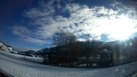 Scene from the train, Switzerland Stock Footage 247037940