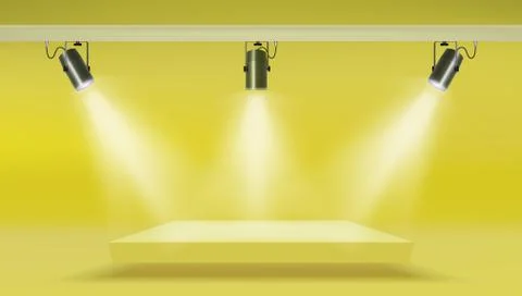 Scene On Turquoise Studio Room Background Template Stockillustratie