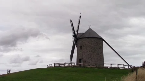 Scene of a windmill Stock Footage 66537209