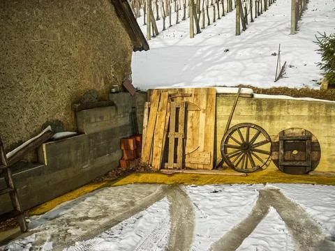 Scene by the Wine Cellar Stock-Fotos