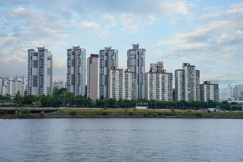 Scenery around Nodeul Island in Seoul, Korea Stock Photos