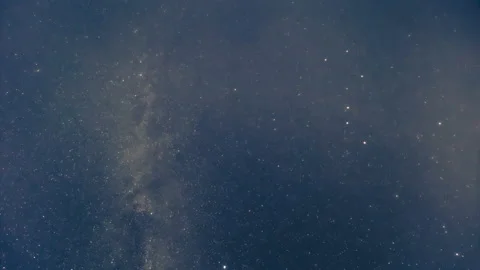 The scenery falling of comets in the starry sky. time lapse Video stock 133023757