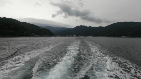 Scenery of the ferry Stock Footage 318684682