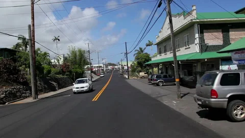 Scenery of Honokaa Town Stock Footage 327307691