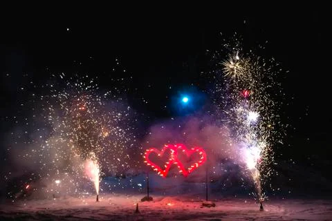 Scenery for lovers Stock Photos