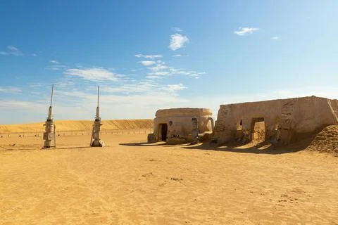 Scenery of the movie Star Wars Stock Photos