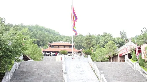 Scenery, nature scenes, flag Stock Footage 45919413