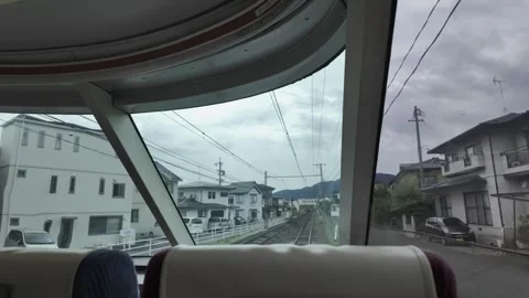 Scenery Outside the Sightseeing Train Window Stock Footage 323914874