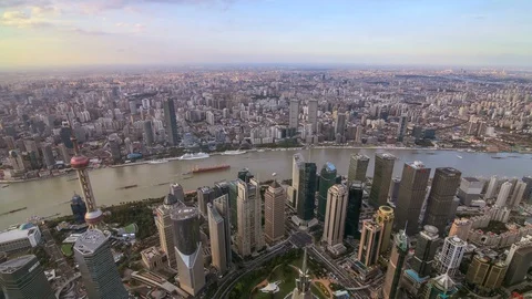 Scenery of Shanghai  Stock Footage 102164296