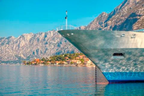 Scenery with ship Stock Photos