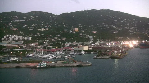 Scenery from St Thomas USVI Stock Footage 96419