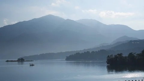 Scenery of Sun Moon Lake Stock Footage 102040630