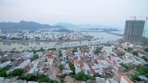 Scenery from a viewing platform Stock Footage 73353551