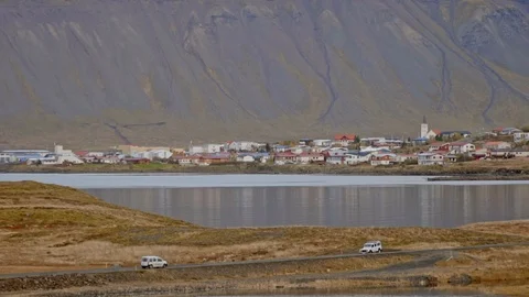 The scenery of Westfjords Stock Footage 106218663