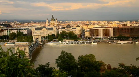 Scenery05 Budapest-Hungary Video stock 856356