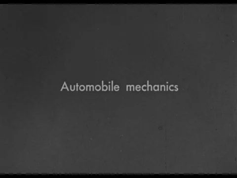Scenes of African American people getting trained on mechanical work - 1941 Stock Footage
