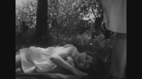 Scenes Albert Breen Family resting in Palestine Park - 1929 Stock Footage 106241944