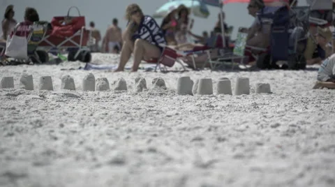 Scenes from a Busy Beach (5 of 5) Stock Footage 48703298
