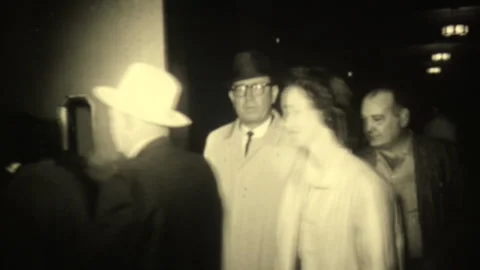 Scenes From A Courthouse Lobby, Defendants, Some African American Shield Faces,  Stock Footage 245400596
