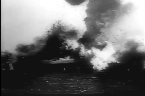 Scenes from D-Day Normandy Invasion World War Two WWII archival. 6.6.1944 Video stock 296054967