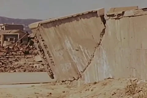 Scenes of destroyed areas due to blast effects in Hiroshima - 1946 Stock Footage 103372024