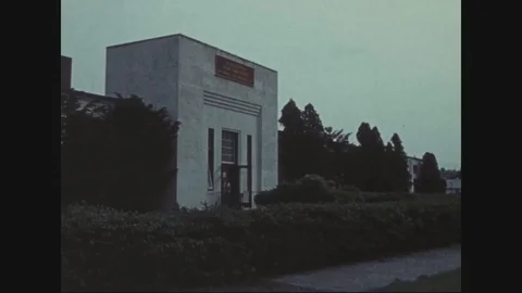 Scenes of Headquarters Joint Task Force New Arrivals building - 1975 Stock Footage 97904192