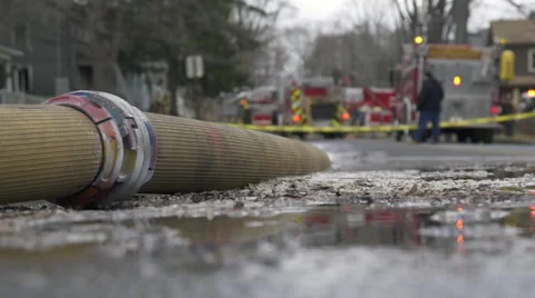 Scenes from a House Fire (3 of 12) Stock Footage 45325588