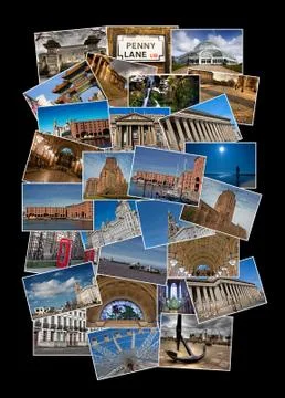 Scenes from liverpool Stock Illustration