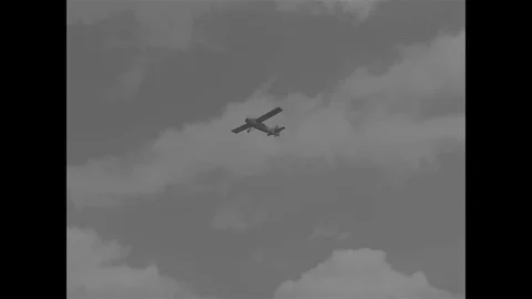 Scenes of loads dropping during training of parachute rigger - 1967 Stock Footage 118316282