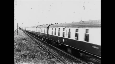 Scenes of mail being transported with ships, trains and planes, 1961 Stock Footage 167251787