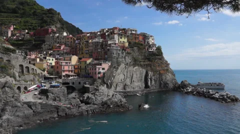 Scenes of Manarola (13 of 14) Stock Footage 32136111