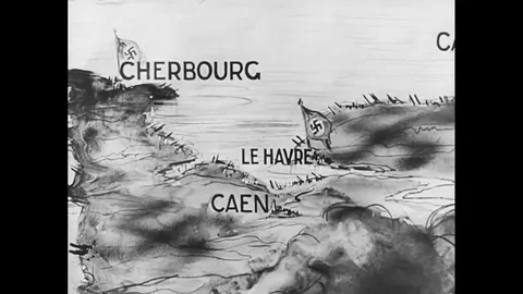 Scenes of map and works work in various factories during war - 1945 Stock Footage 96020810