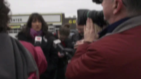 Scenes from a Media Event (3 of 9) Stock Footage 32717283