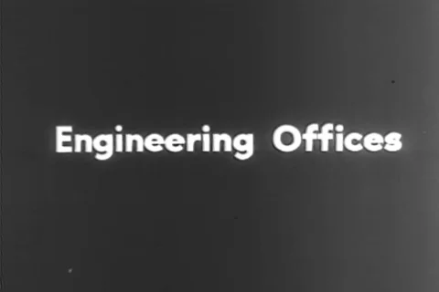 Scenes of men at work at engineering office and pattern shop - 1948 Stock Footage 94257578