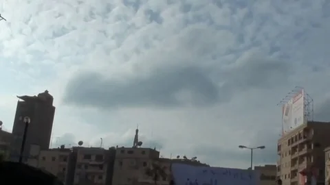 Scenes of million-strong protests during the January Revolution Stock Footage 114838871