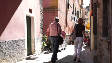Scenes of Monterosso (2 of 8) Stock Footage 32135278
