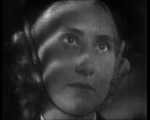 Scenes of people watching bombs fall down, German air raids, London, UK 1940 Stock Footage 132327581