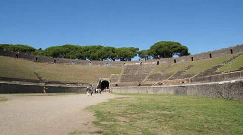 Scenes of Pompeii (1 of 23) Stock Footage 32136973
