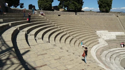 Scenes of Pompeii (14 of 23) Stock Footage 32137000