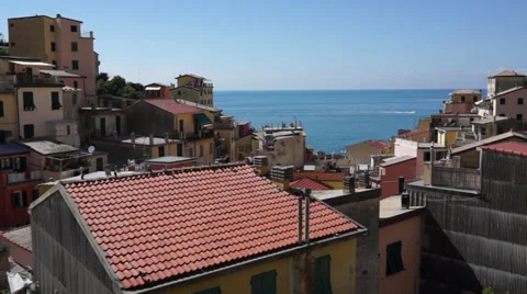Scenes of Riomaggiore (4 of 6) Stock Footage 32136500