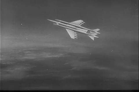 Scenes of scientist prepare Artificial Earth Satellite - 1957 Video stock 112156395