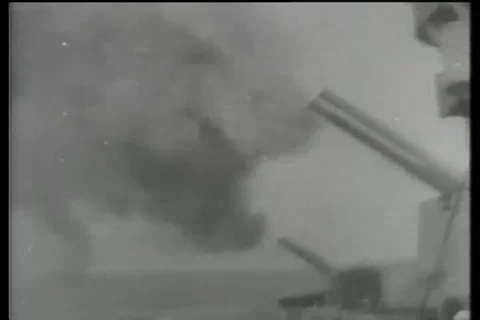 Scenes of soldiers attack enemy positions and travel through cities - 1939-1945 Stock Footage 106754562