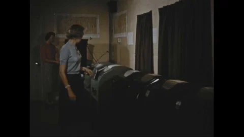 Scenes of staff work at Nevada Test Site - 1953 Stock Footage 106047369