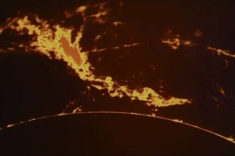 Scenes of sun in space - 1969 Stock Footage 104333425