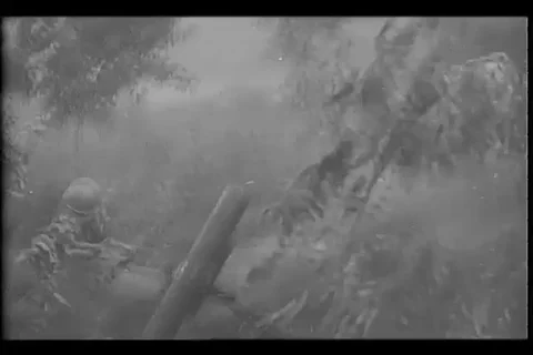 Scenes of U.S. soldiers engaged in war - 1950 Stock Footage 101910711